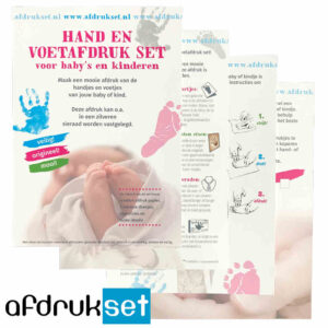 Baby handafdruk maken